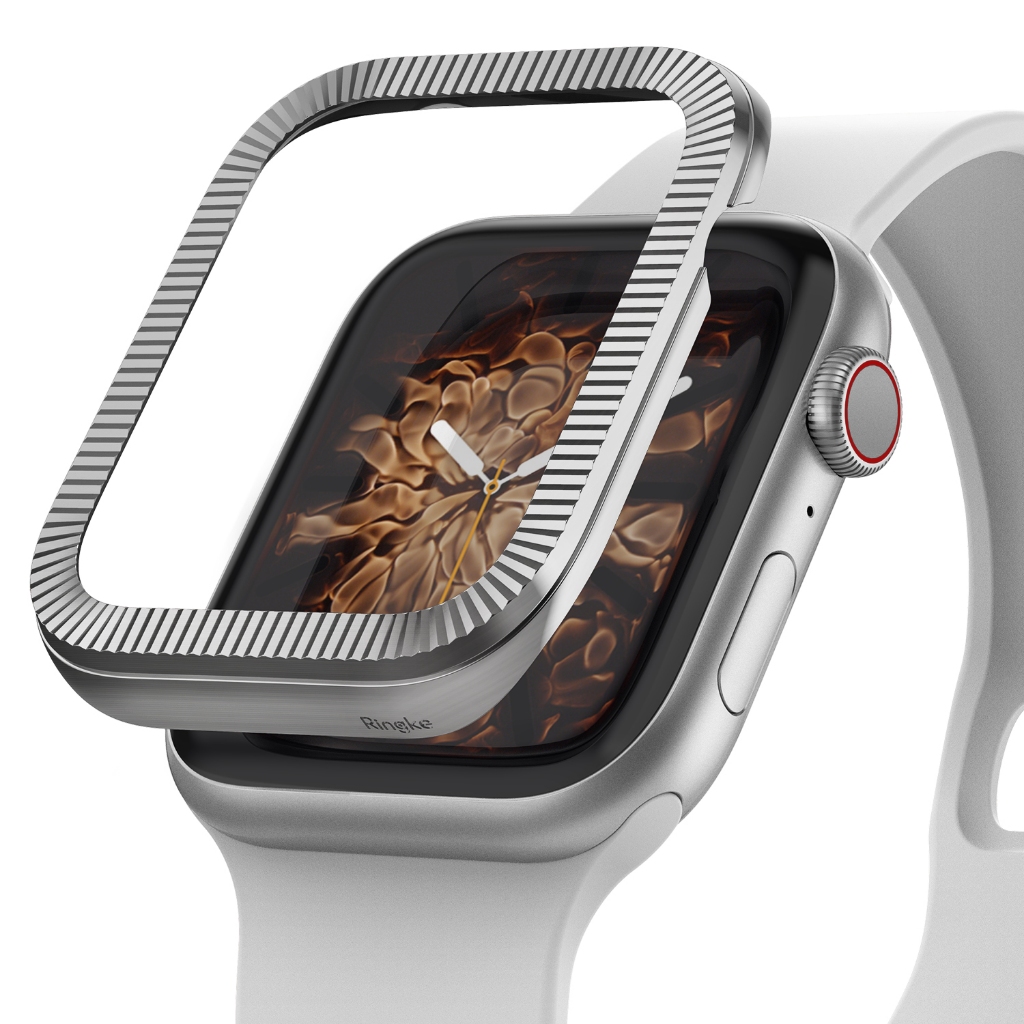 Ringke Bezel Styling Premium Para Apple Watch 6 5 4 SE (3/2/1) 44mm Capa De Aço 