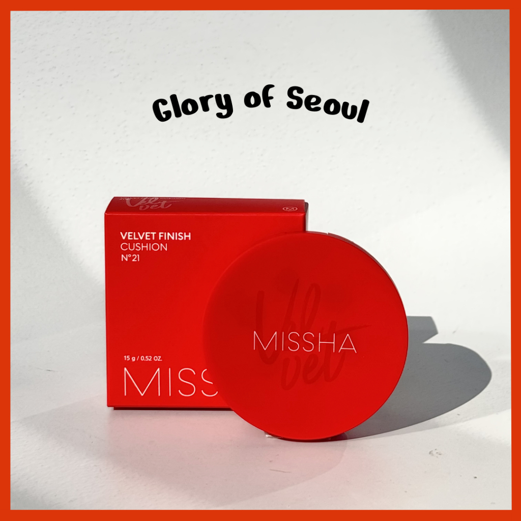 MISSHA Velvet acabamento Cushion spf50+ pa +++ 2 cores, 15g em Oferta na Shopee