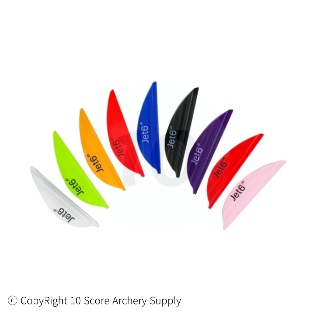 1.75 " Jet6 Palhetas Originais Tiro Com Arco Pena Fletches Flecha Fletching (50pcs)