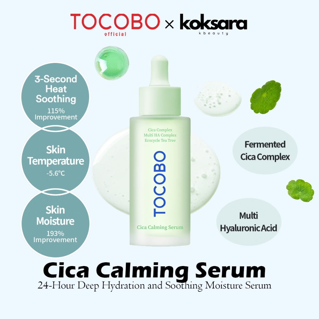 TOCOBO OFFICIAL cica calming serum 50ml em Oferta na Shopee