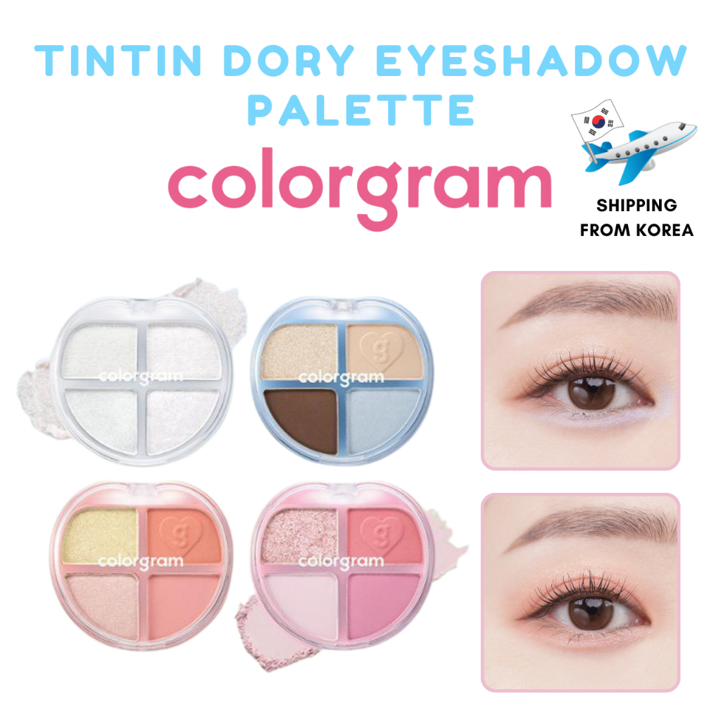 Paleta De Sombras COLORGRAM Tintin Dory 4 Cores