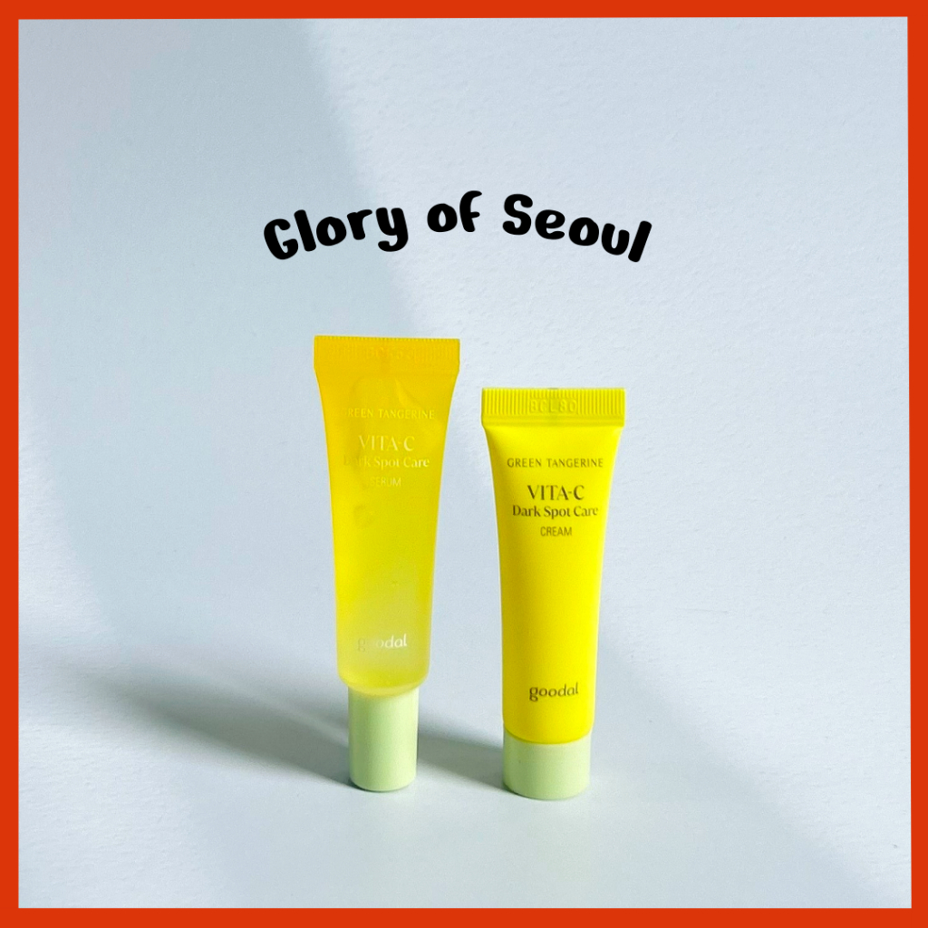 [MINI] GOODAL Creme / Sérum Para Cuidados Com Manchas Escuras Green Tangerine Vita C, 10ml em Oferta na Shopee
