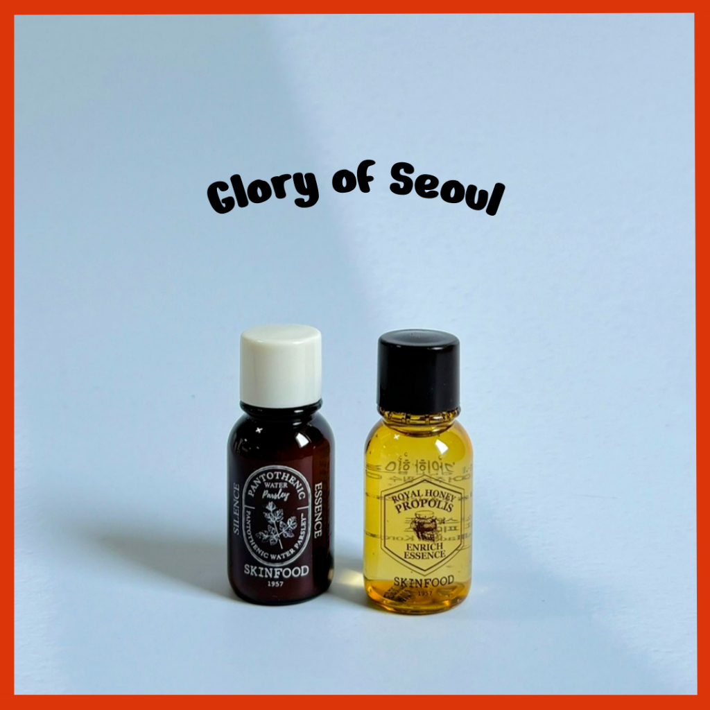 [MINI] Skinfood Royal Honey Propolis Enrich Essence 10ml / Pantothenic Water Parsley Essence 10ml em Oferta na Shopee