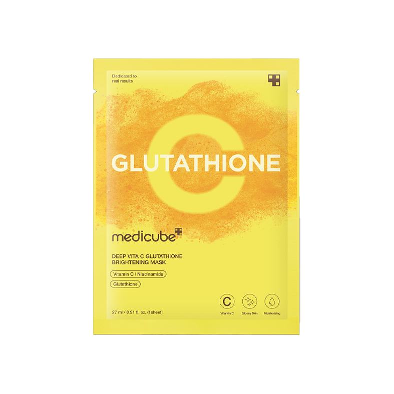 Medicube Deep Vita V Glutathione Brightening Mask 27ml 1ea