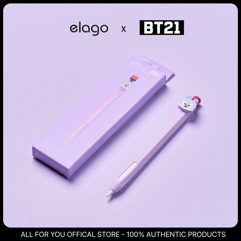 [ELAGO X BT21] Capa De Silicone MANG Apple Pencil 2a Geração E Pro