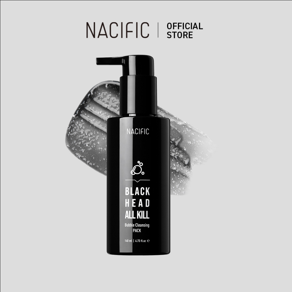 NACIFIC Blackhead All-Kill Bubble Cleansing Pack 140ml - Beauty