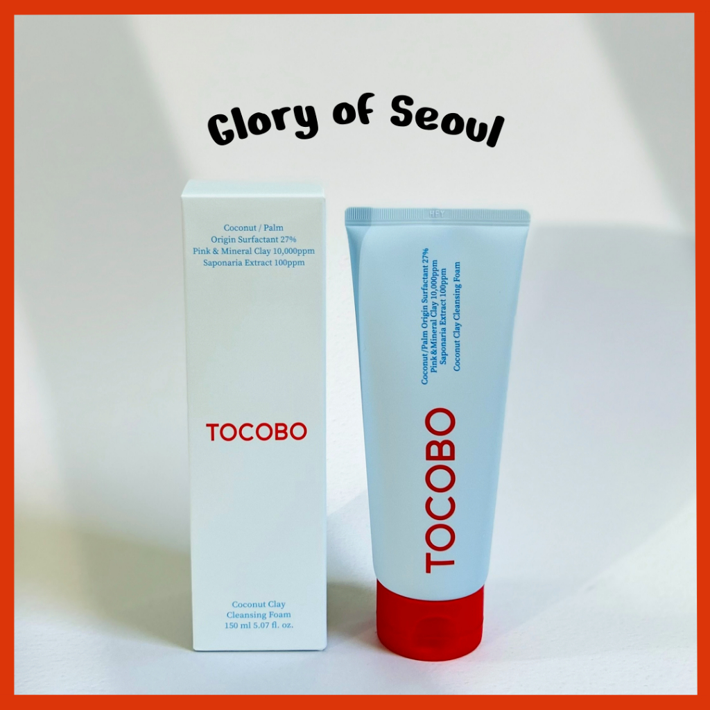 Espuma de limpeza de argila de coco tocobo, 150ml em Oferta na Shopee