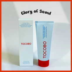 Espuma de limpeza de argila de coco tocobo, 150ml