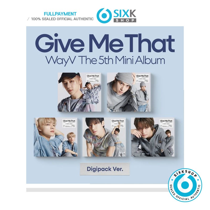 [LUCKY DRAW_DIGIPACK ver] WayV 5th Mini Album [Give Me That] em Oferta na Shopee