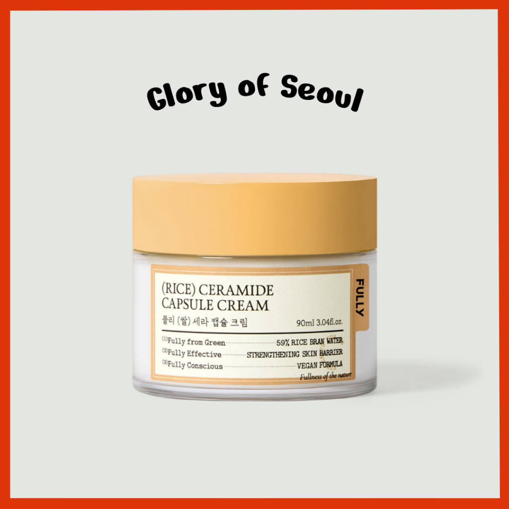 FULLY Creme Cápsula De Ceramida De Arroz, 90ml em Oferta na Shopee