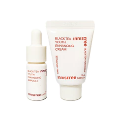 innisfree black tea youth enhancing ampoule 7ml cream 15ml