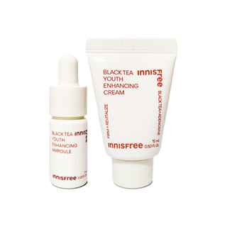 innisfree black tea youth enhancing ampoule 7ml cream 15ml em Oferta na Shopee
