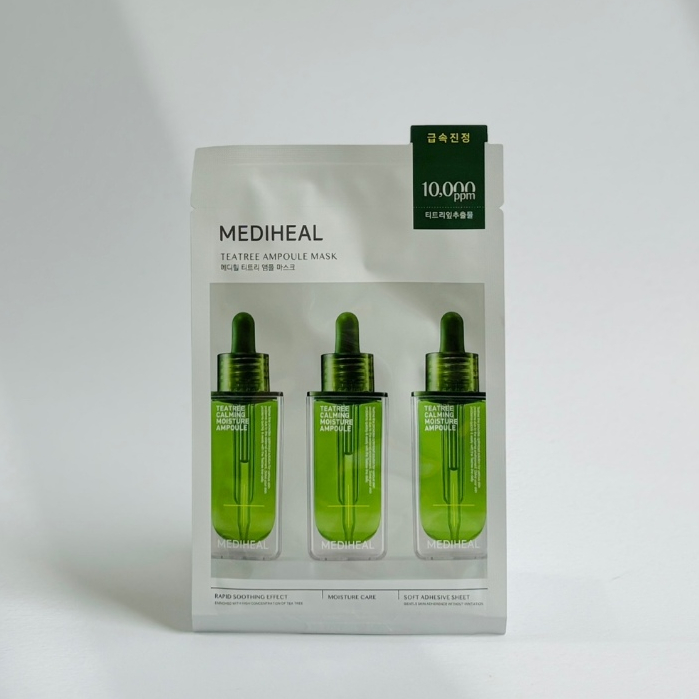 MEDIHEAL Máscara de Ampoule 3Type (Teatree, Vita, Madecossoside), 25ml — imagem 2 de 2