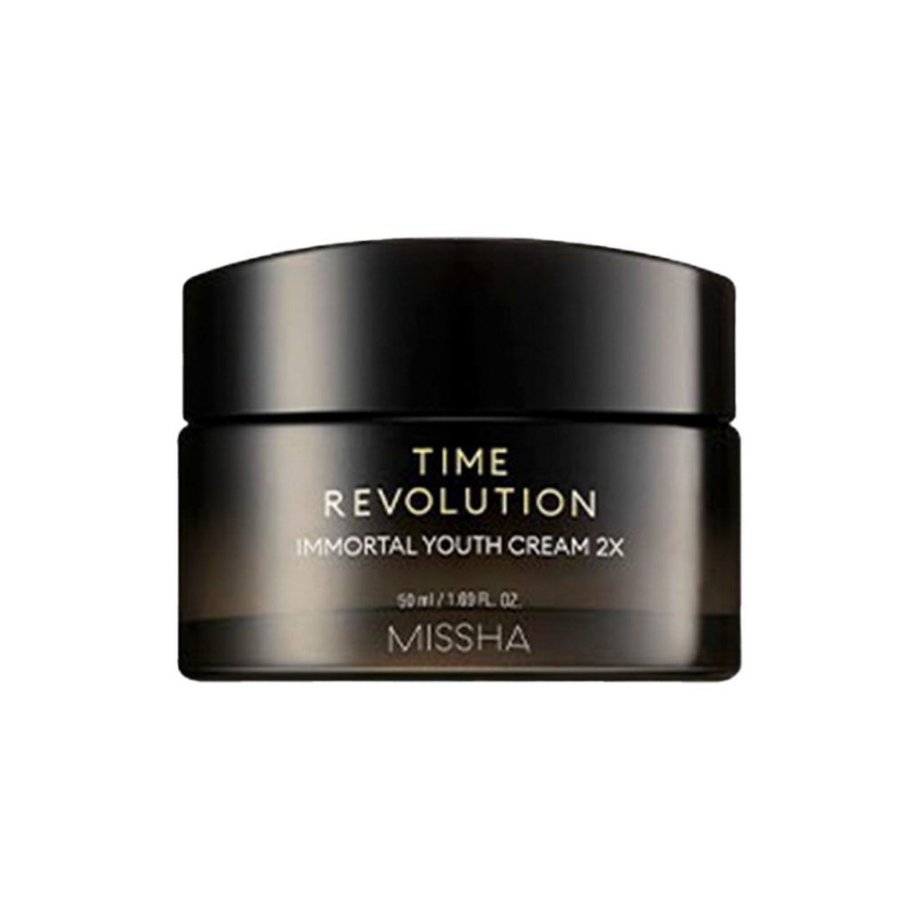 missha time revolution immortal youth cream 2x 50ml em Oferta na Shopee