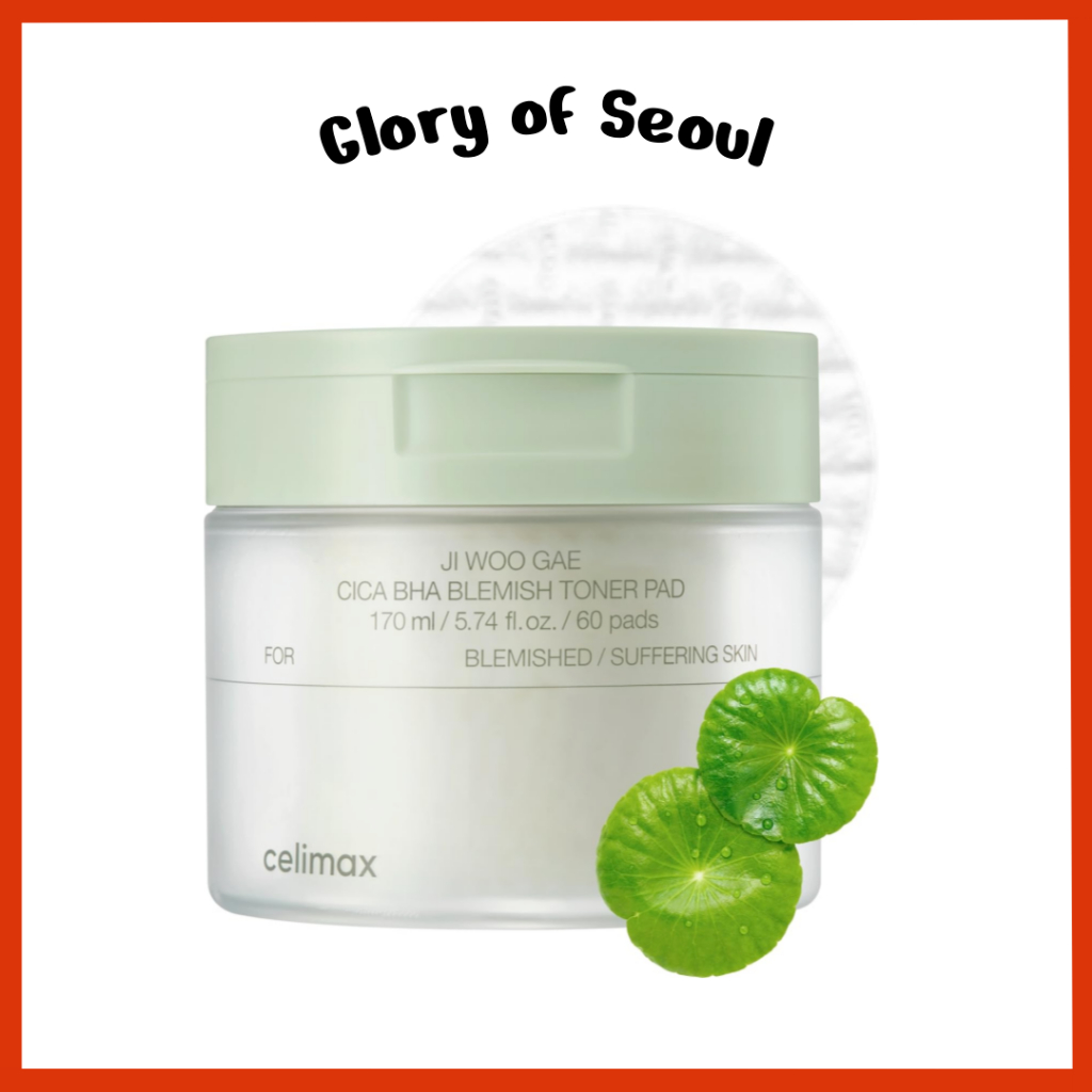 Celimax Ji Woo Gae Cica BHA Blemish Toner Pad 170ml/60Pads em Oferta na Shopee