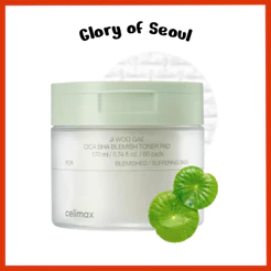 Celimax Ji Woo Gae Cica BHA Blemish Toner Pad 170ml/60Pads