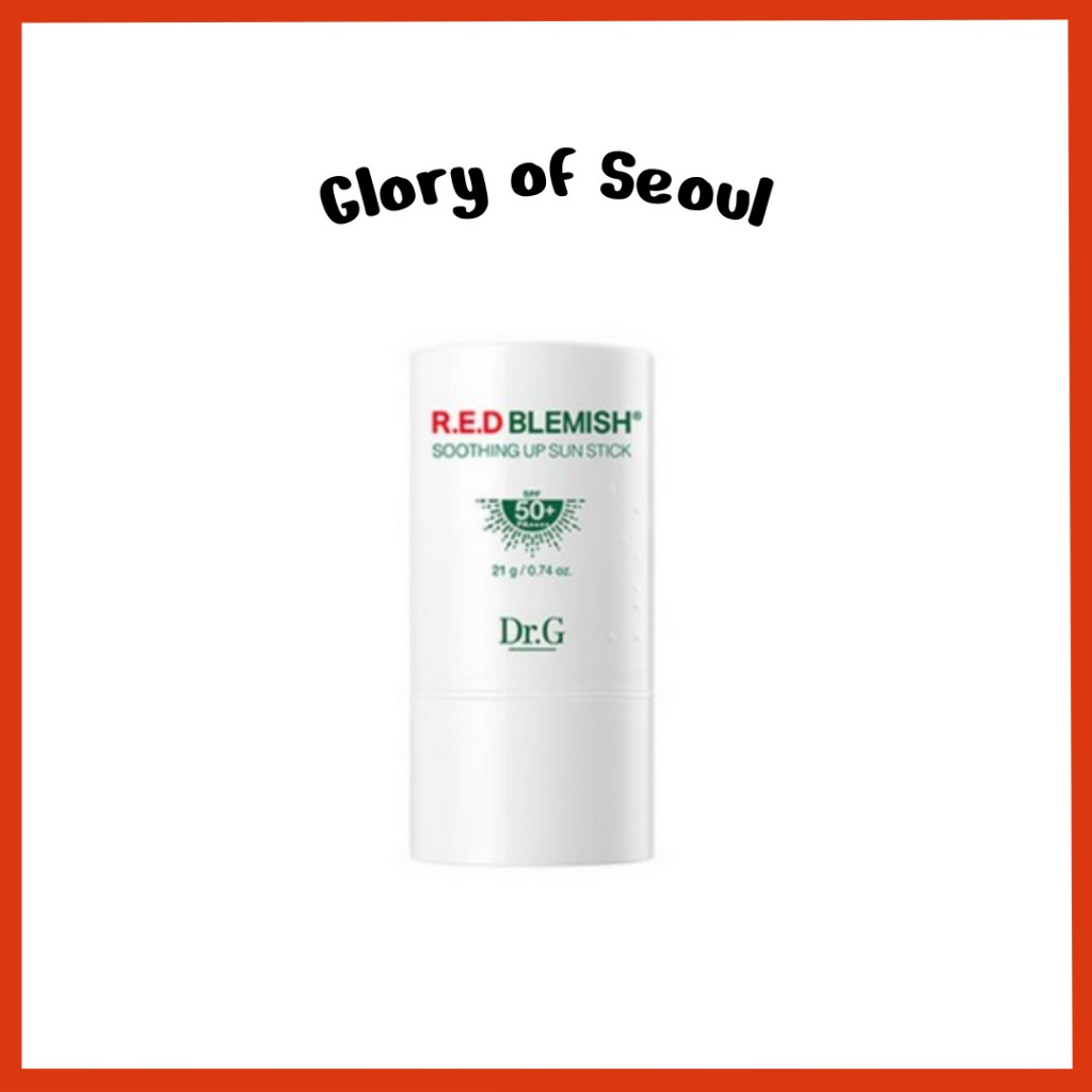 DR.G R.E.D Blemish acalmando o Sun Stick, |SPF50+PA ++++, Recife seguro, 21g em Oferta na Shopee