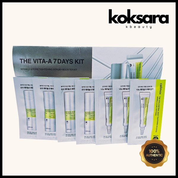 Celimax The Vita-A Elasticity Replenishment Kit( Tightening Serum,Tightening Booster)