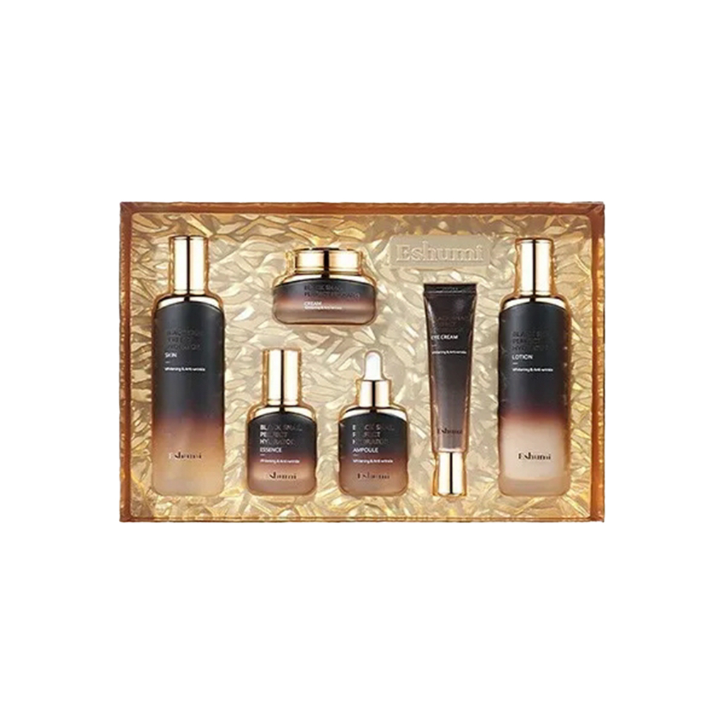 eshumi Caracol Preto Hidratante Perfeito Conjunto De 6 Digitos em Oferta na Shopee