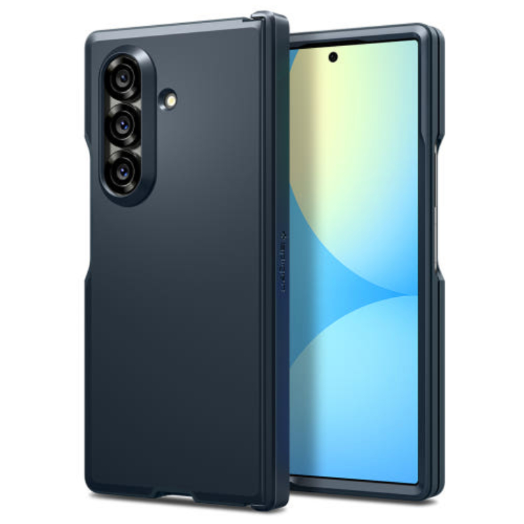 Spigen-Capa De Dobradiça Magnética Tough Armor pro Para galaxy z fold 7/Ardósia De metal Preto original Autêntico