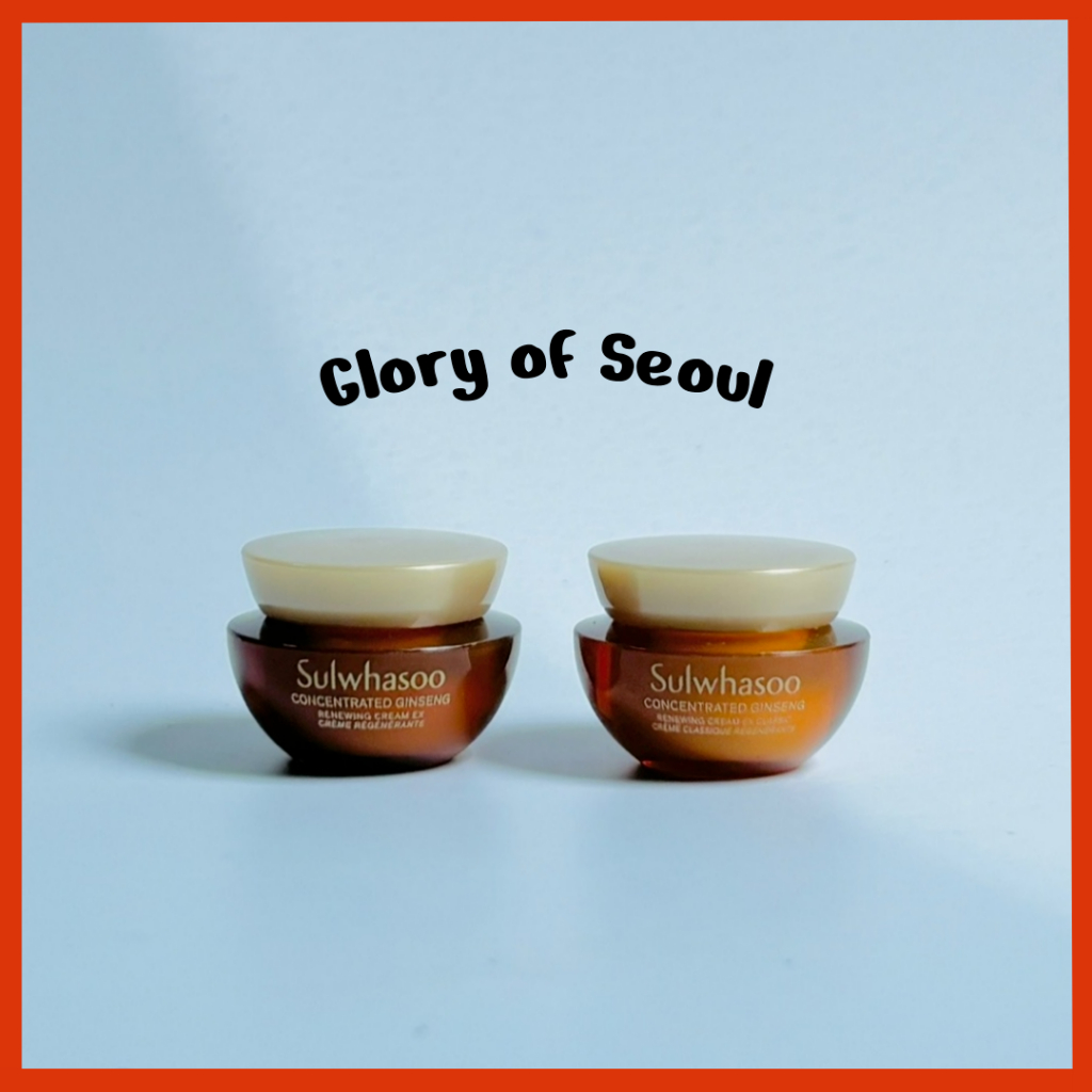 [MINI] Sulwhasoo Creme Renovador Concentrado Ginseng EX Rico/Suave 5ml em Oferta na Shopee