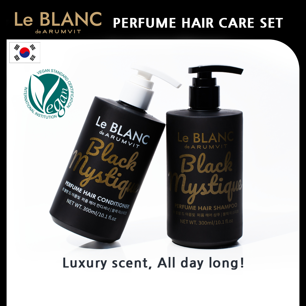 Conjunto De Shampoo E Condicionador Para Cabelo Le BLANC _ Black Mystique perfume