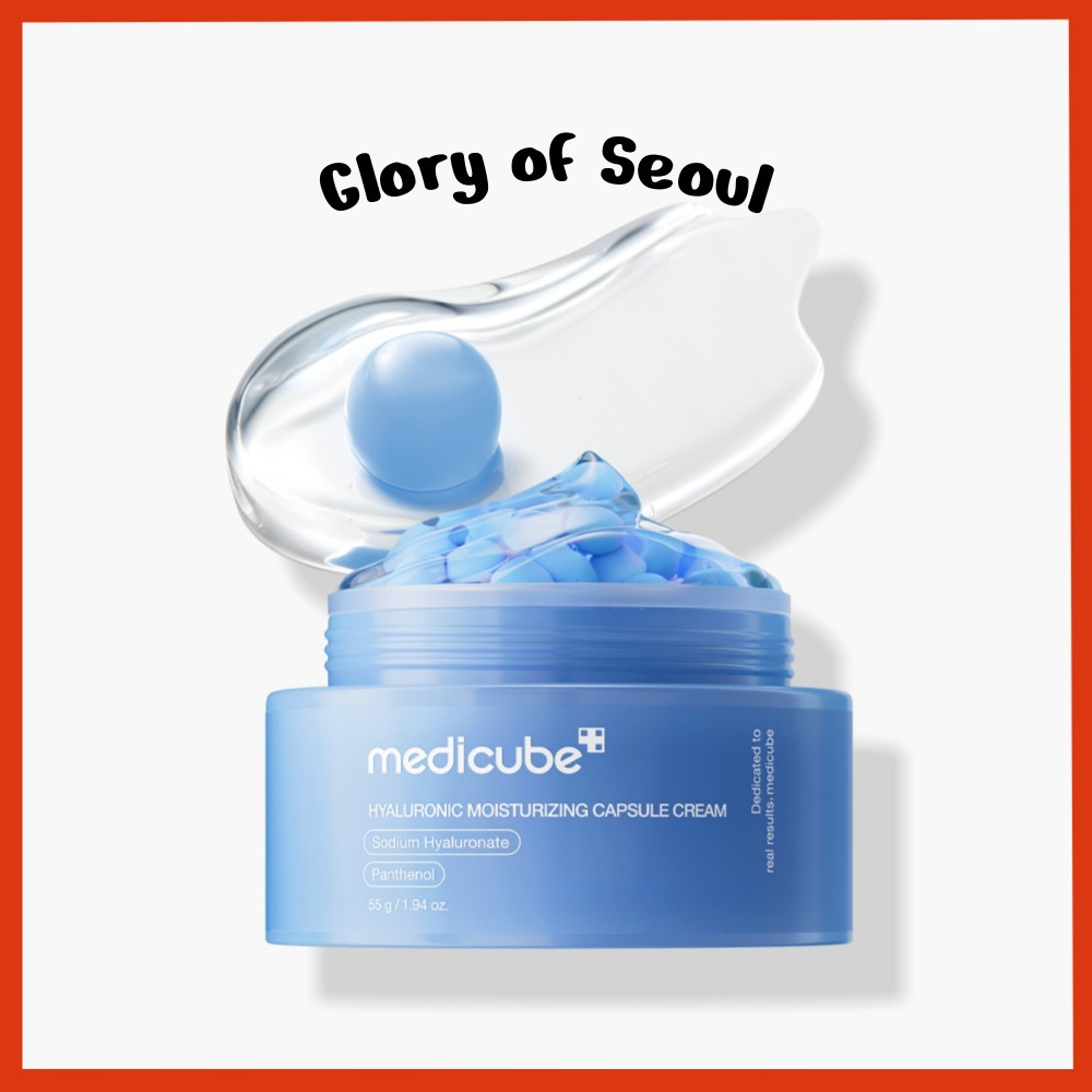 MEDICUBE Hyaluronic Moisturizing Capsule Cream, 55g em Oferta na Shopee