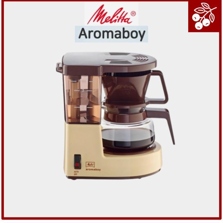 Cafeteira Melitta Aromaboy Vintage 0.35L-220V/60Hz , 450W , Mini Máquina De Café De 2 Xícaras (Preto/Marrom , 1 Unidade)