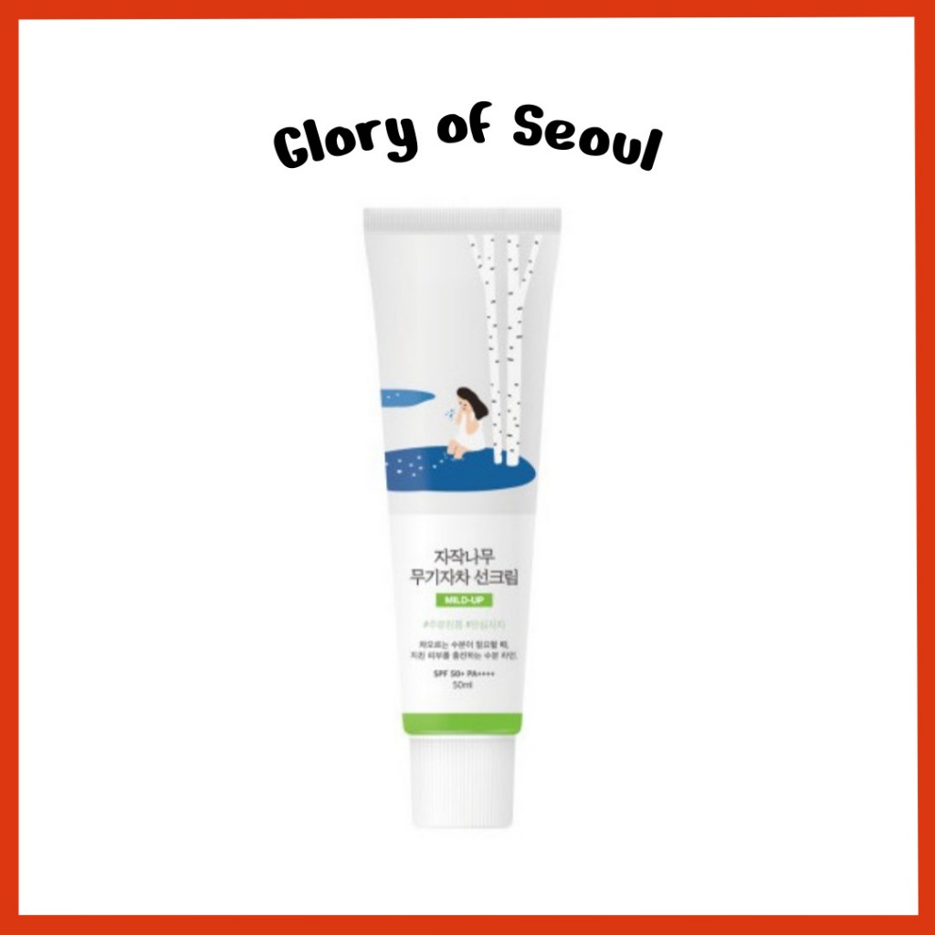 ROUND LAB Birch Juice Mild-Up Sol-Lastren SPF 50+ PA ++++, 50ml em Oferta na Shopee