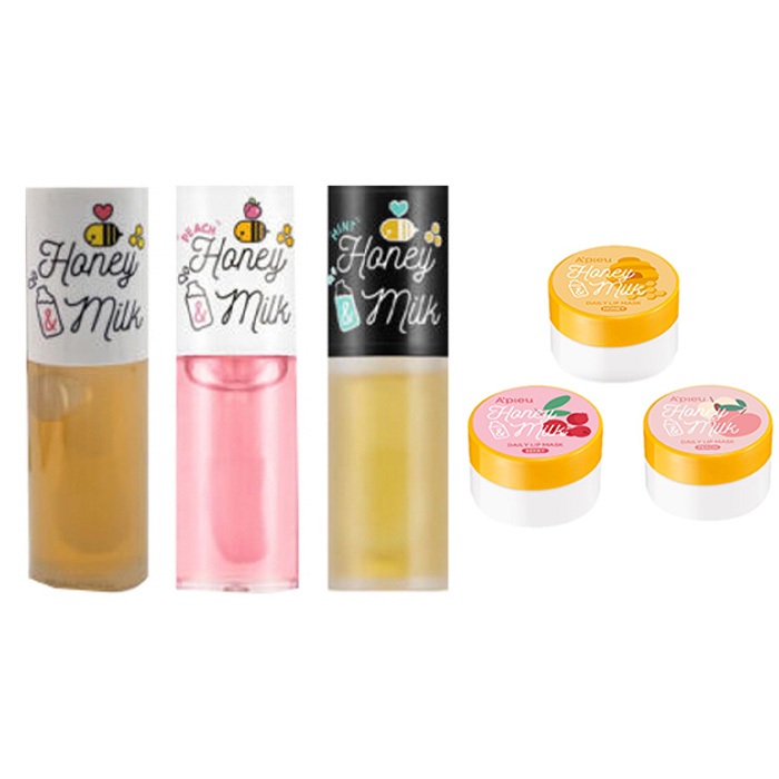 [A'PIEU] Honey & Milk Lip Oil 5g / Lip Mask 6g