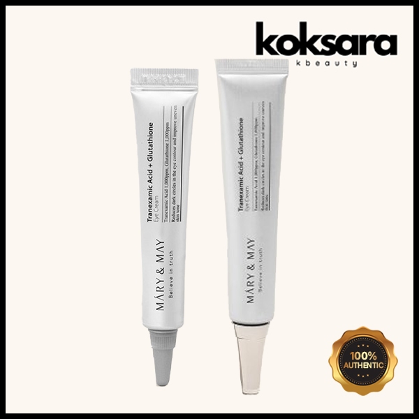 Mary & May Tranexamic Acid + Glutathione Eye Cream 12g, 30g em Oferta na Shopee