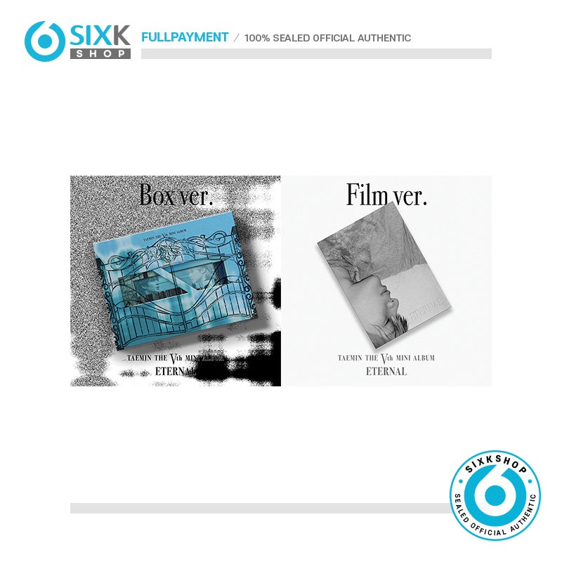 (POB + FILM ver) TAEMIN (SHINEE) 5o Mini Álbum [ETERNAL] em Oferta na Shopee