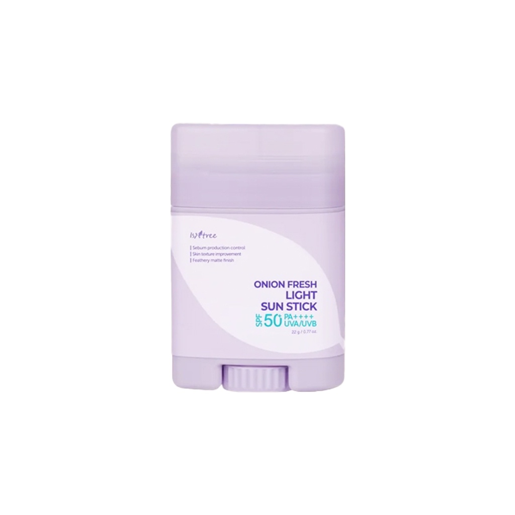 isntree onion fresh light sun stick 22g spf50+ pa++++