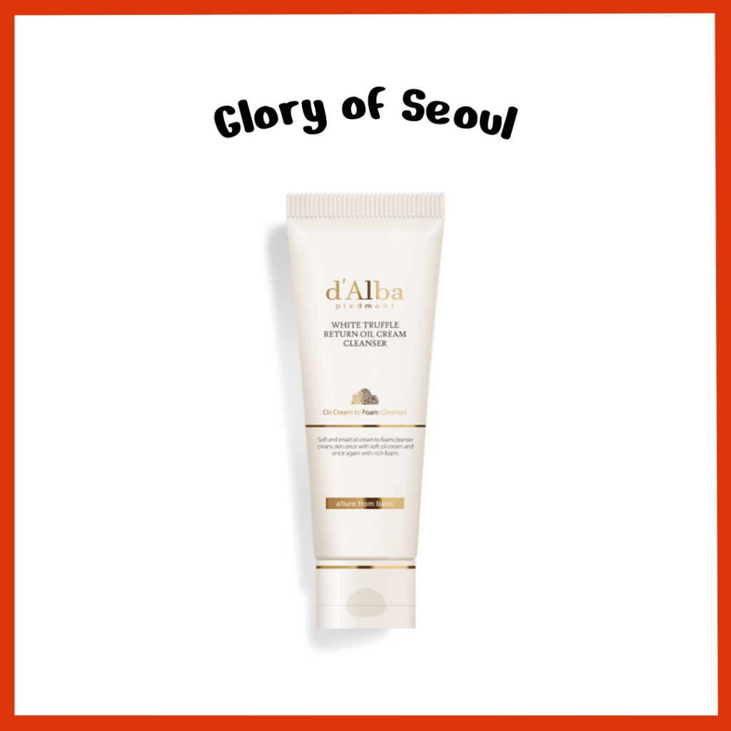 D'ALBA Branco Truffle Return Oil Cream Cleanser (tubo), 100ml em Oferta na Shopee