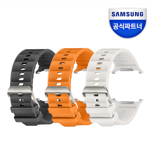 Samsung-PeakForm Band Para Galaxy Watch Ultra/Autêntico Genuíno Laranja Branco C