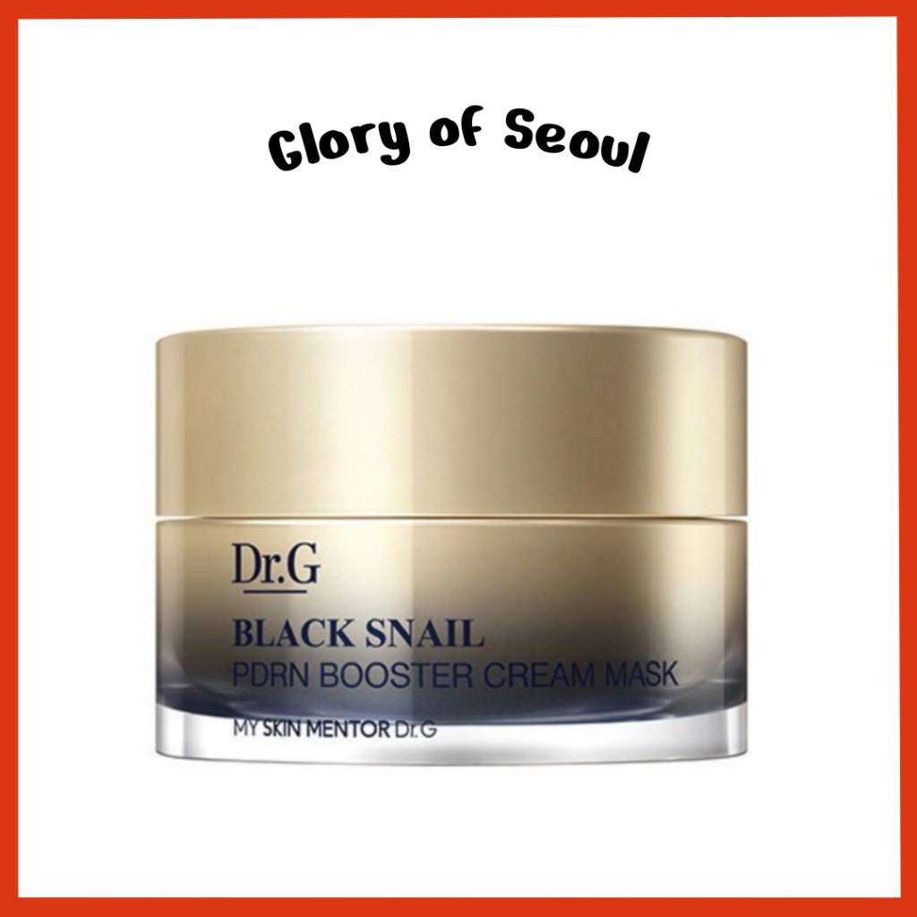 DR.G Máscara de creme de booster de caracol preto, 50ml em Oferta na Shopee