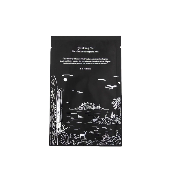 pyunkang yul black tea revitalizing mask pack 10 packs 25mlX10ea em Oferta na Shopee