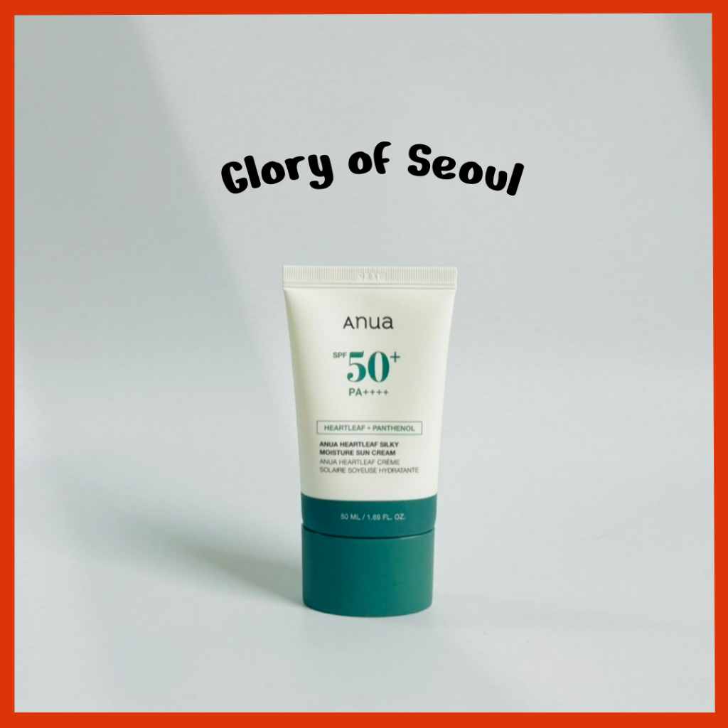 ANUA Heartleaf Silky Moisture Sunscreen, Airy Sunscreen 50ml / 2 Options em Oferta na Shopee