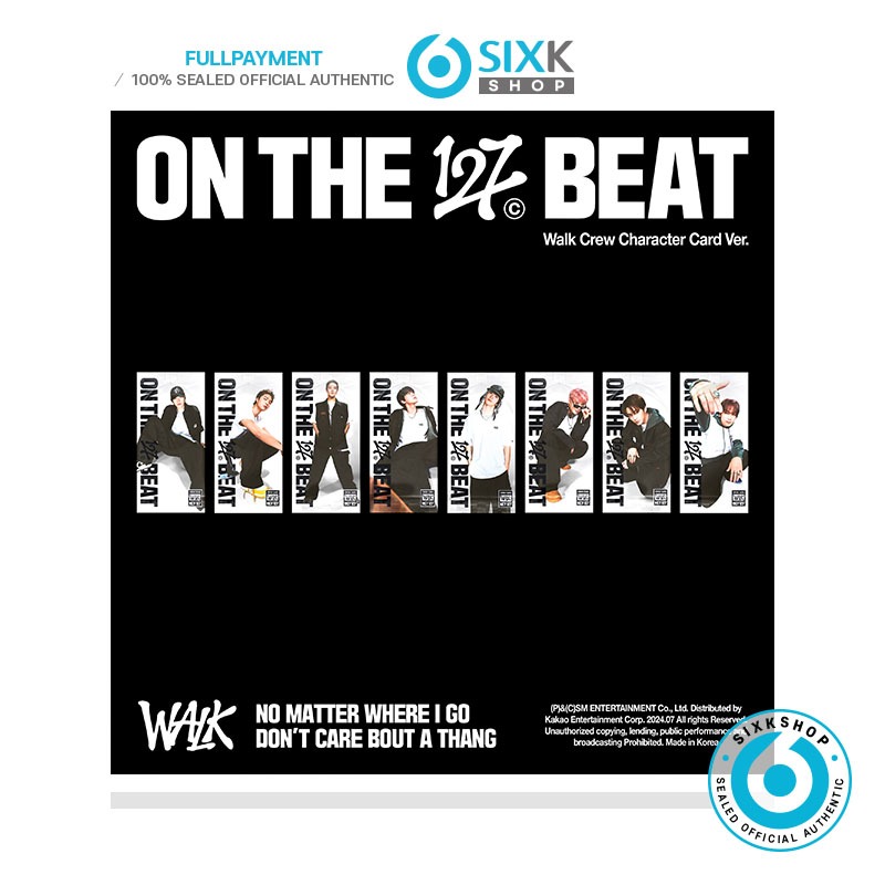 NCT 127 6th Full Album [WALK] [Walk Crew Character Card Ver] em Oferta na Shopee