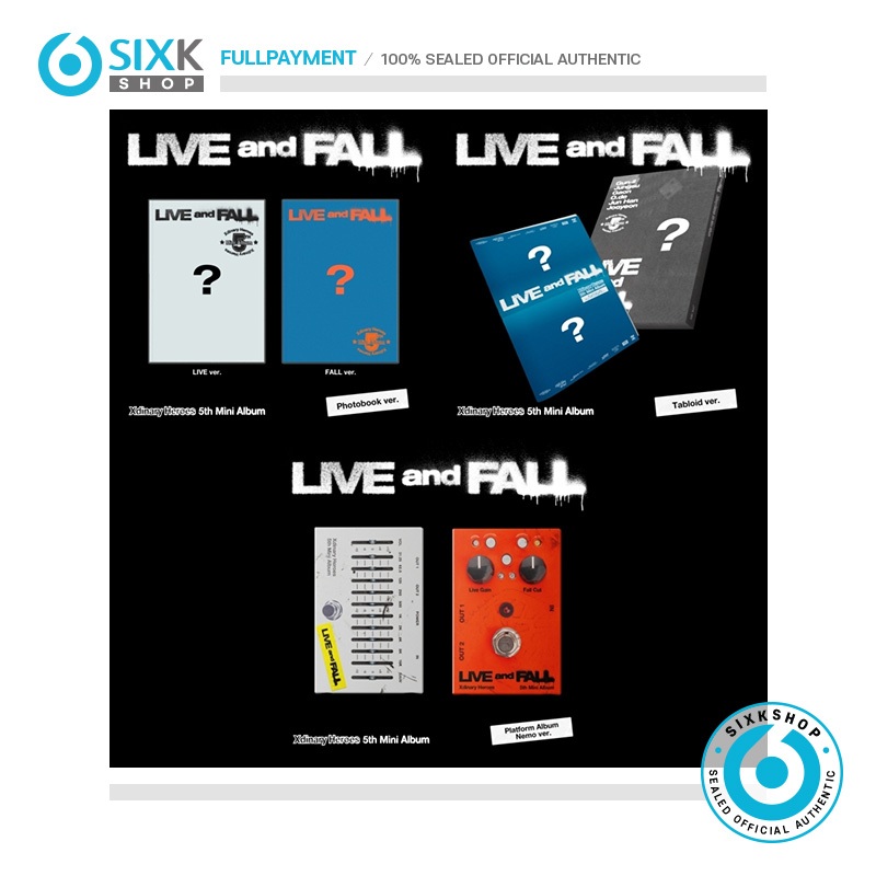 Xdinary Heroes 5th Mini Album [LIVE and FALL] em Oferta na Shopee