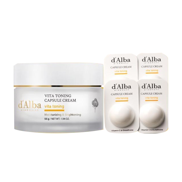 Dalba Vita Toning Capsule Cream 55g + 1.5g x 4