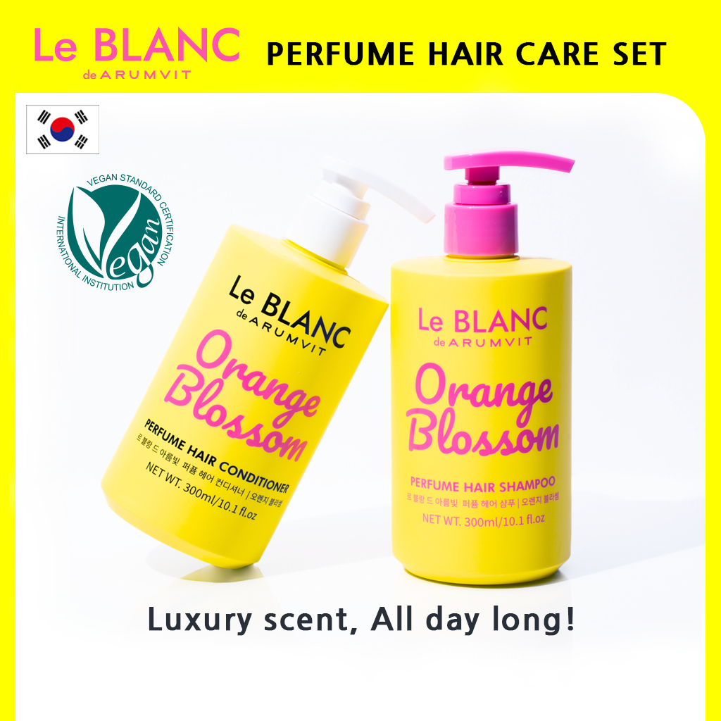 Conjunto De Shampoo E Condicionador Para Cabelo Le BLANC _ Orange Blossom Perfume