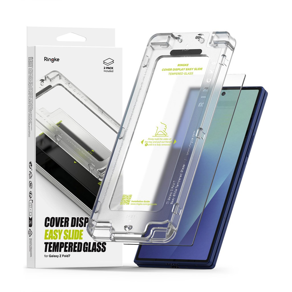 Ringke Cover Display Easy Slide Glass Para Galaxy Z Fold 7 Protetor De Tela De V