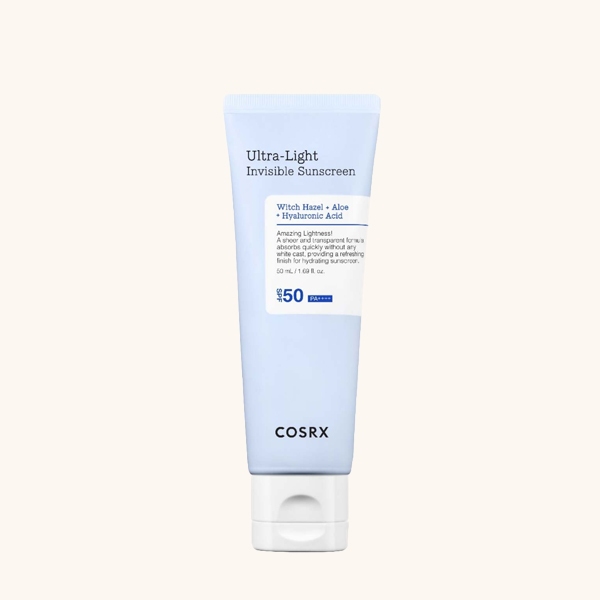 cosrx ultra-light invisible sunscreen spf 50+ pa++++ 50ml