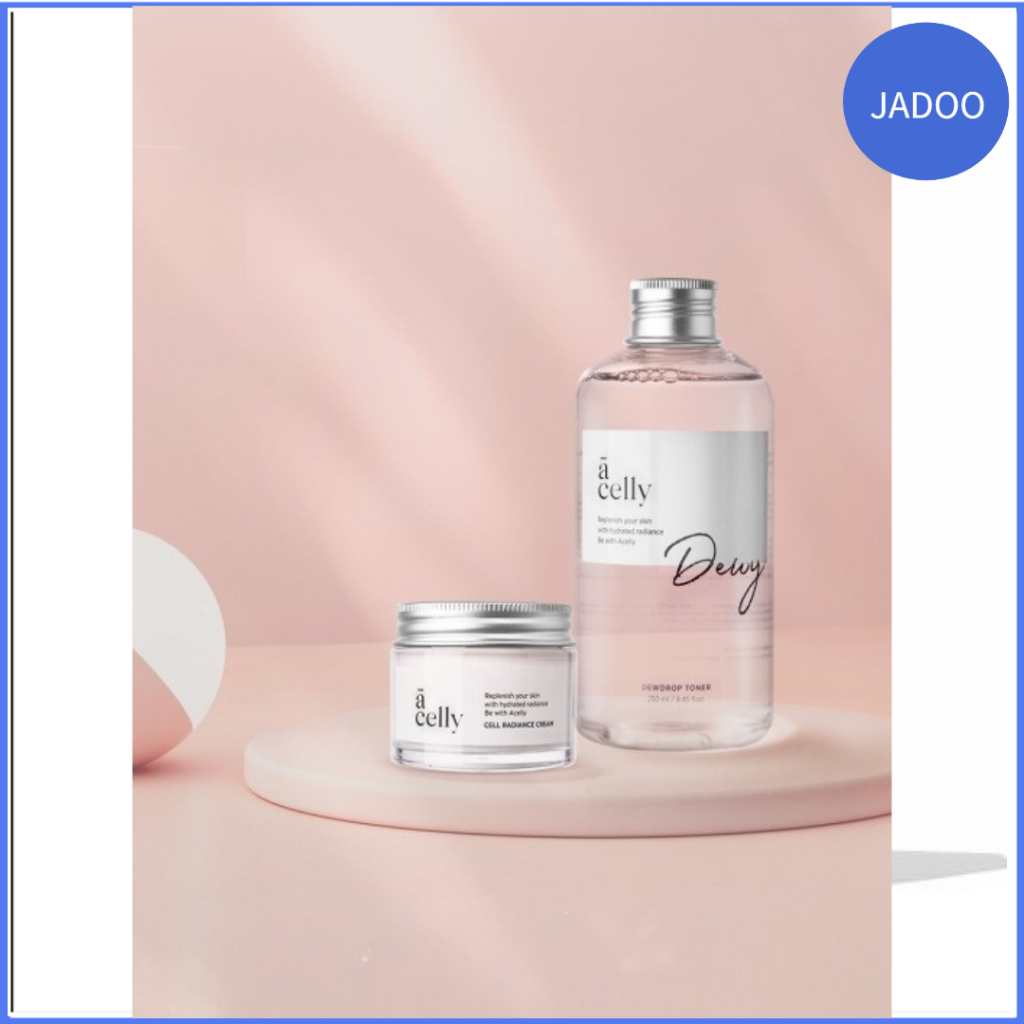 ACELLY – Conjunto Radiant Glow 2 Etapas (Tônico 250mL + Creme Radiance 60mL)