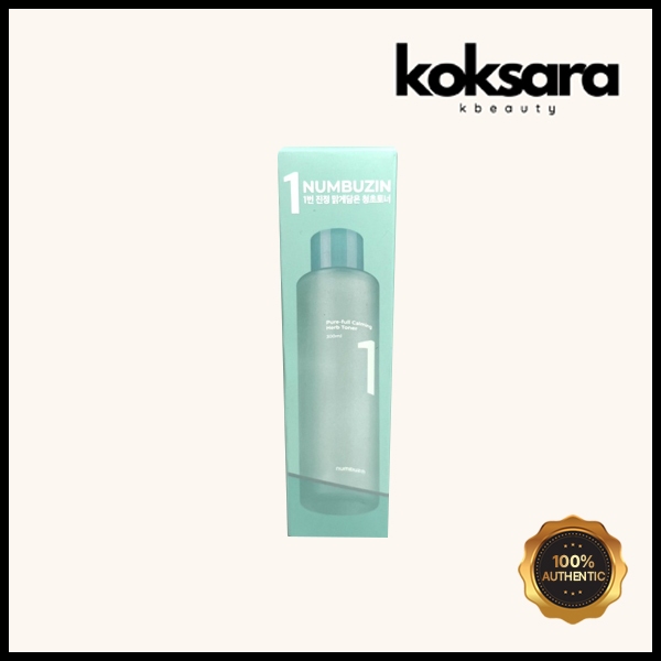 numbuzin no.1 pure-full calming herb toner 100ml / 300ml
