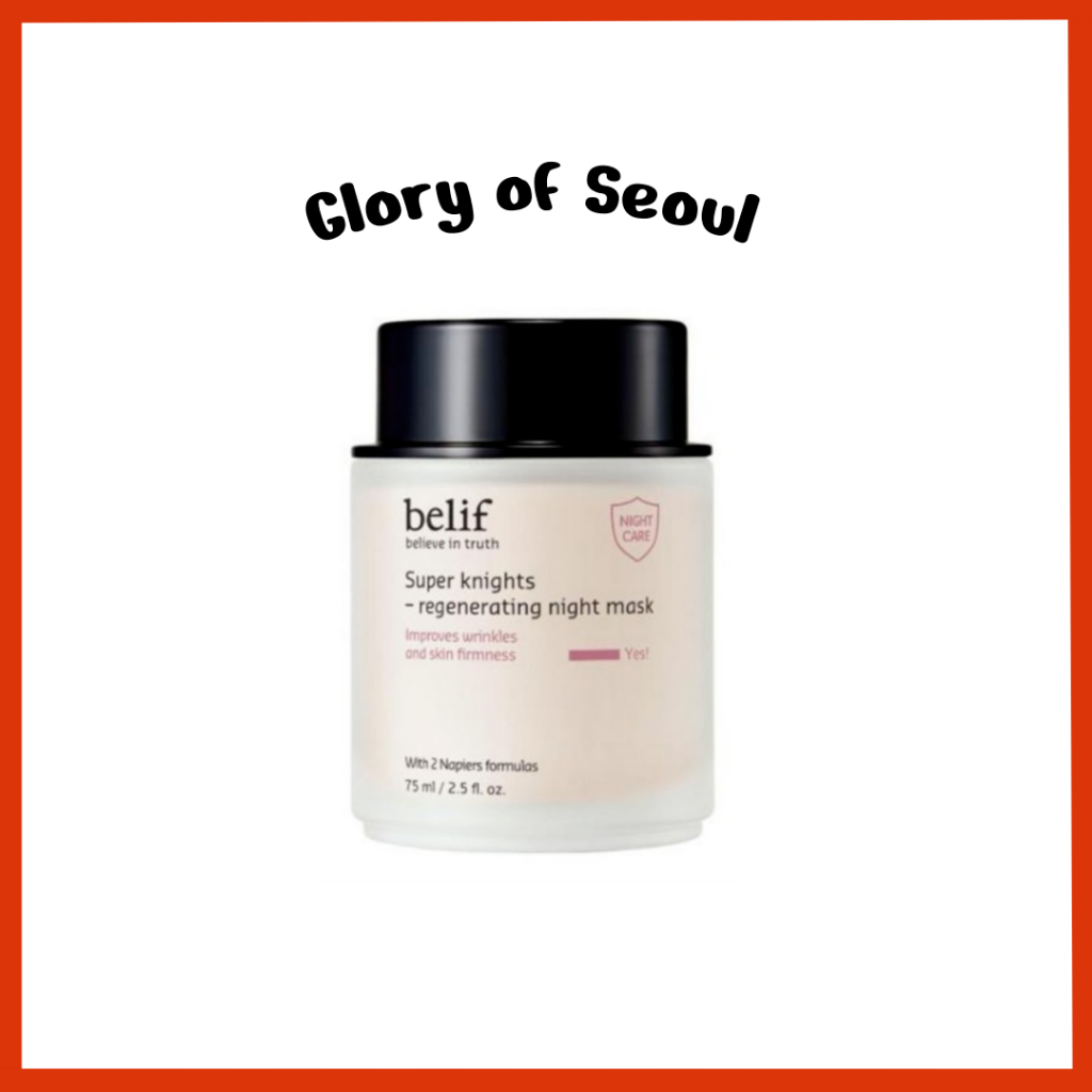 Máscara Noturna Regeneradora BELIF Super Knights, 75ml