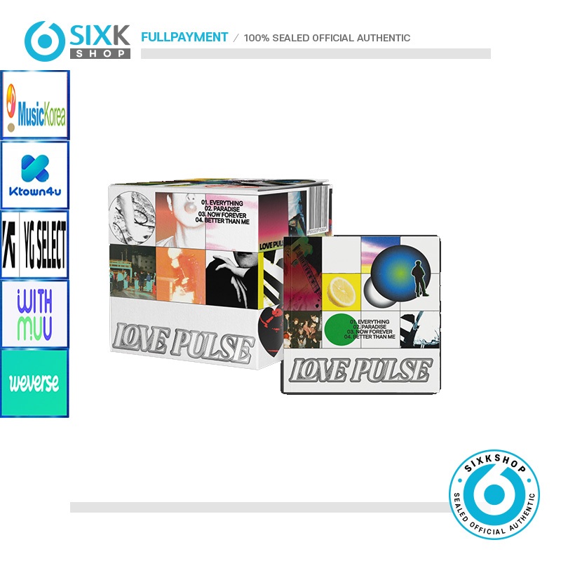 ( POB _ TEUME ver ) TREASURE 3rd Mini Album [ LOVE PULSE ] em Oferta na Shopee