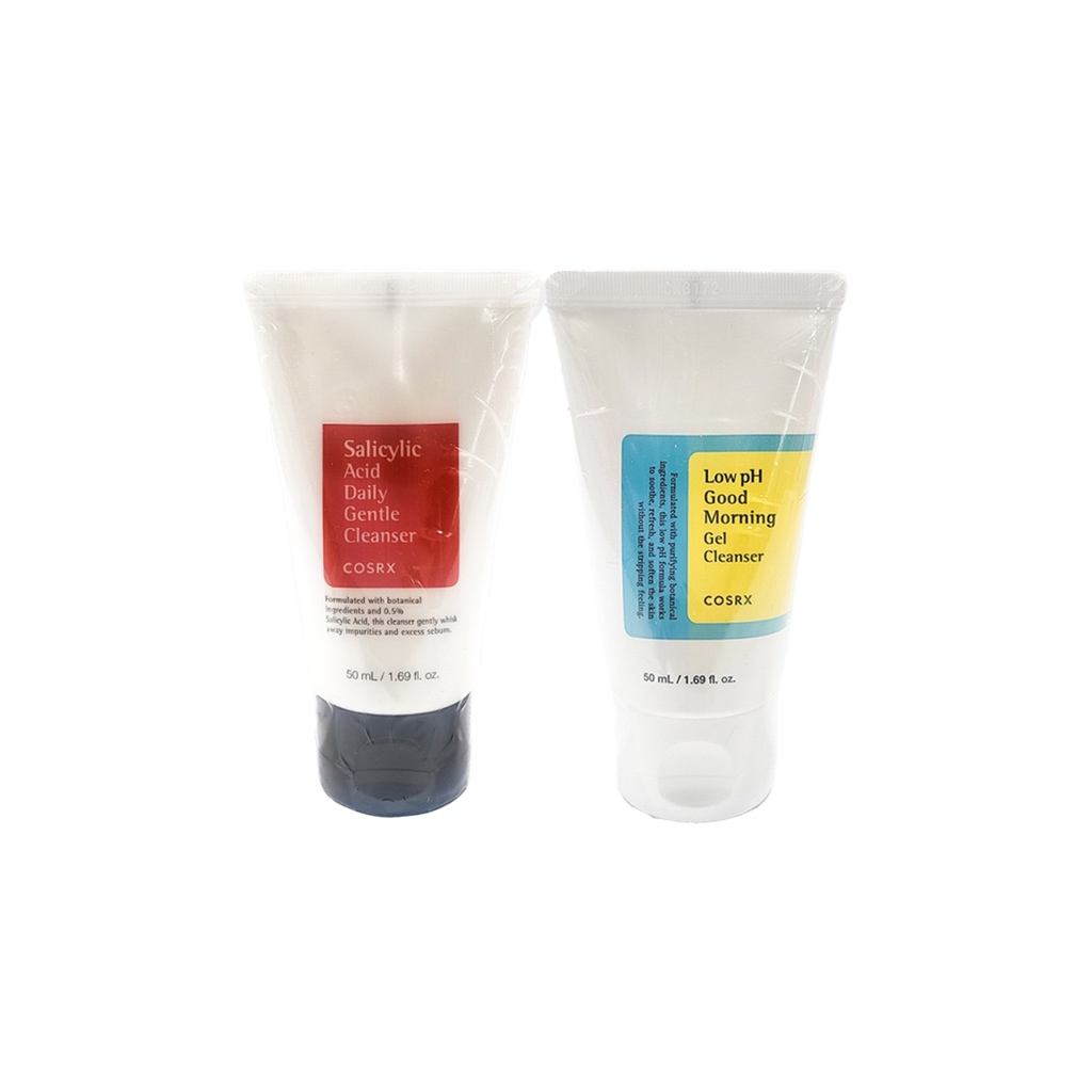cosrx salicylic gentle cleanser, low ph good morning gel cleanser 50ml em Oferta na Shopee