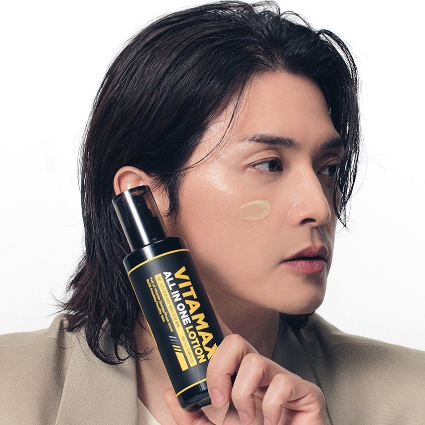 [MIP] VITAMAX All in One LOTION 200ml/Cuidados Faciais Masculinos Diários Com A Pele Para Homens/Solução De [Embarque Da Coréia]